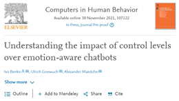 Paper accepted for publication in the journal Computers in Human Behavior (CHB)