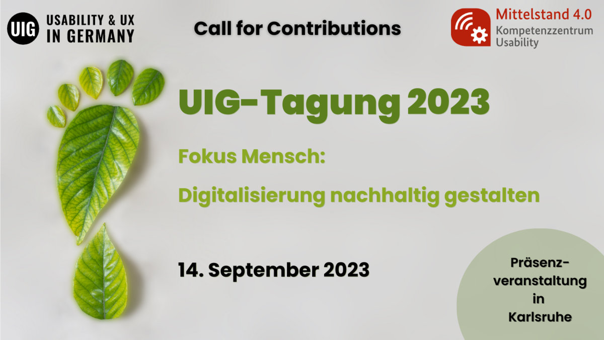 Call for Contributions: UIG Symposium 2023